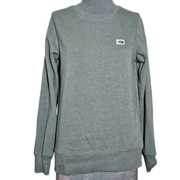 The North Face Green Crew Neck Sweatshirt Size XS - Picture 1 of 4